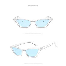 Load image into Gallery viewer, Narrow Sunglasses Women Small Cat Eye