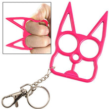 Load image into Gallery viewer, Stay Safe With Kitty Key Chain